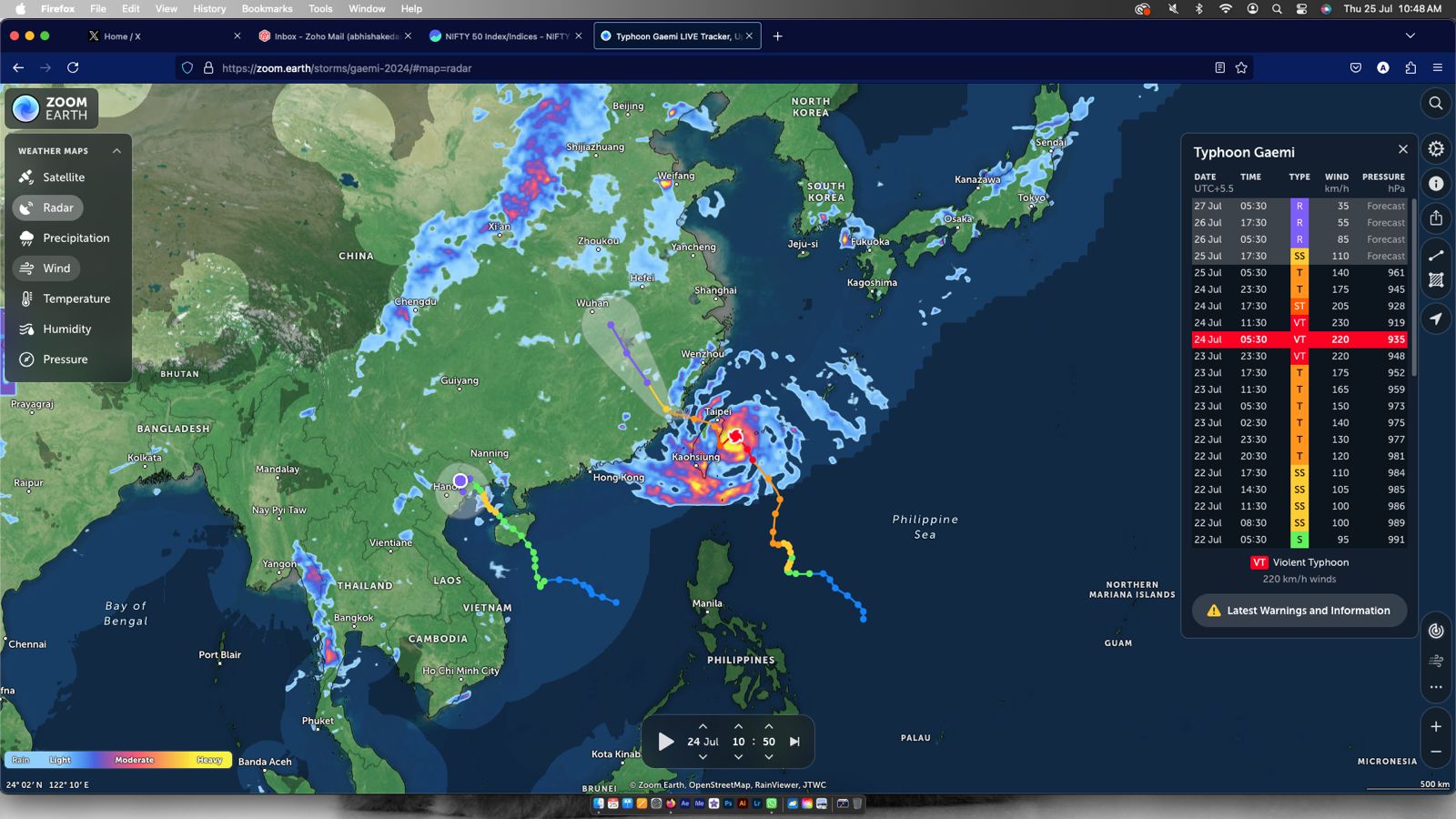 typhoon gaemi